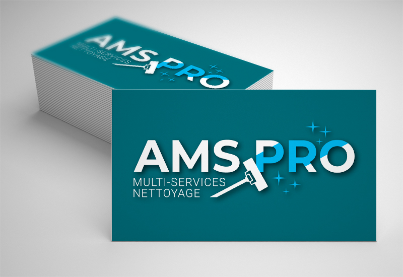 AMS Pro - Logo, charte graphique, site web et plaquette